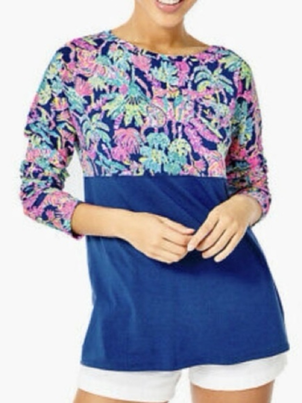 Lilly Pulitzer ‘Finn’ Oyster Bay Navy Seen and Heard